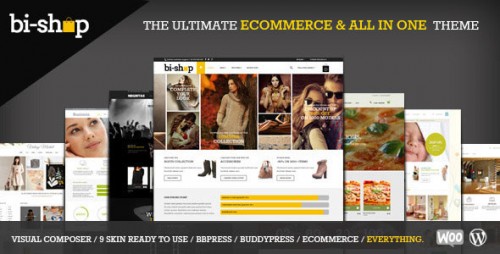 Nulled Bi-Shop v1.2.9 - All In One Ecommerce & Corporate theme  