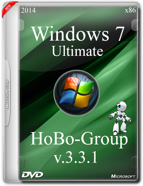 Windows 7 Ultimate SP1 by HoBo-Group v.3.3.1 (x86/RUS/2014)