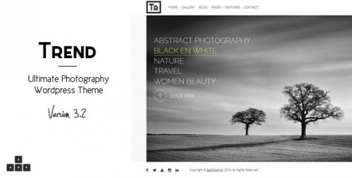 Trend v3.3 - Photography WordPress Theme product logo