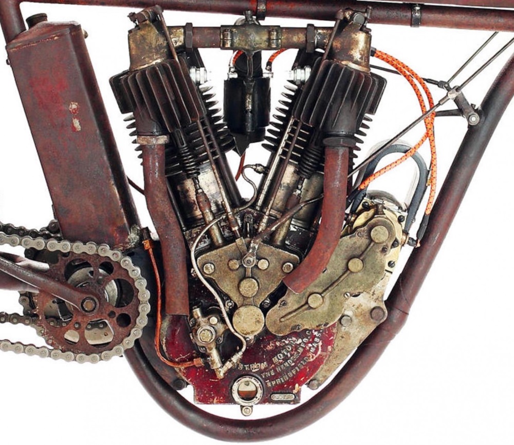 Старинный мотоцикл Indian Board Tracker 1912