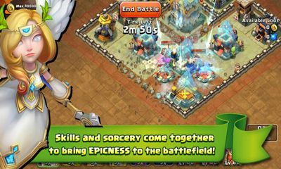 Captures d'écran du jeu le Château de Choc pour Android, une tablette.