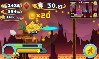Capturas de tela do jogo Pac-Man Dash! no telefone Android, tablet.