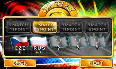 Captures d'écran du jeu de Ping-Pong CHAMPION du MONDE sur votre téléphone Android, une tablette.