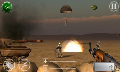 Captures d'écran du jeu de Tempête Mitrailleur sur Android, une tablette.