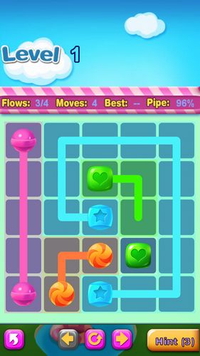 Screenshots of the game Candy flow on Android phone, tablet.