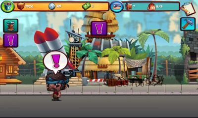 Captures d'écran du jeu No Zombies Admis sur Android, une tablette.