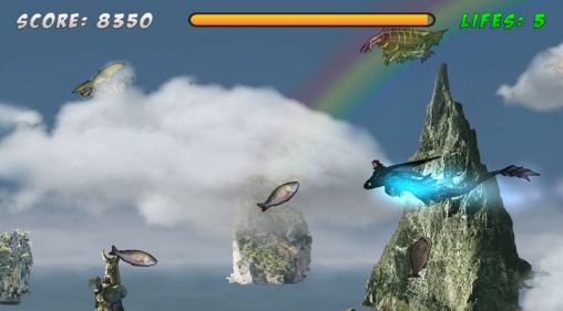 Screenshots of the game Train your dragon on Android phone, tablet.