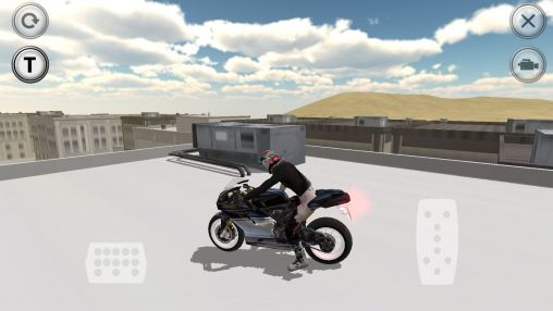 Screenshots of the game Fast motorcycle driver for Android phone, tablet.