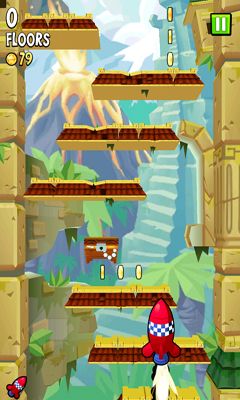 Captures d'écran du jeu Icy Tower 2 Temple de Sauter sur le téléphone Android, une tablette.