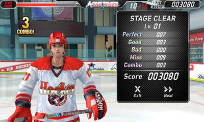 Captures d'écran du jeu de Hockey sur Glace - Un Minuteur sur Android, une tablette.
