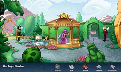 Captures d'écran du jeu Funky Abeille sur Android, une tablette.