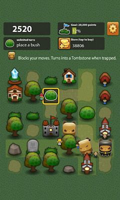 Screenshots of the game Triple Town Android phone, tablet.