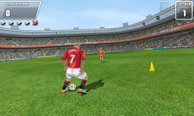 Captures d'écran du jeu Bonecruncher de Football, sur Android, une tablette.