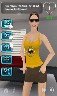 Screenshots of the game My Virtual Girlfriend Android phone, tablet.