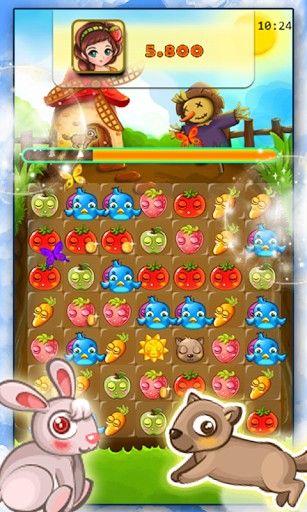 Screenshots of the game Farm saga: Fruits king. Farm happy saga on Android phone, tablet.