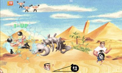 Screenshots of the game Serious Sam: Kamikaze Attack on your Android phone, tablet.