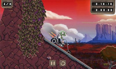 Screenshots of the game Zombie Rider for Android phone, tablet.