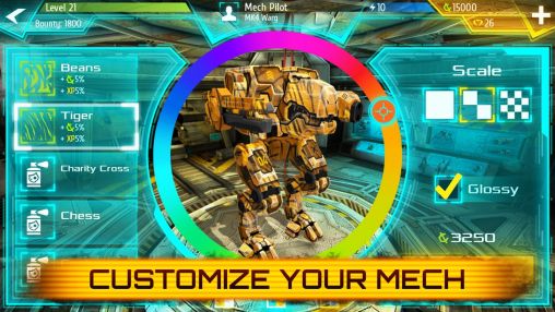 Screenshots game Battle mechs on your Android phone, tablet.