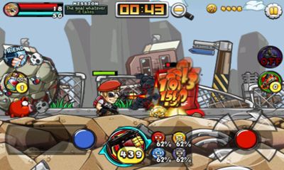 Captures d'écran du jeu Zombie Mitrailleur sur Android, une tablette.