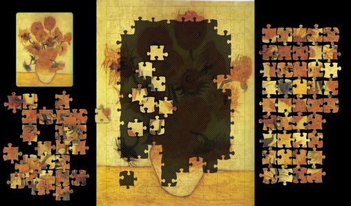 Screenshots of the game Jigsaroid: Jigsaw generator for Android phone, tablet.
