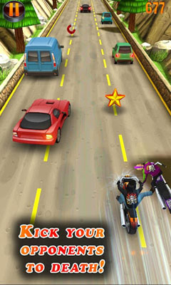 Screenshots of the game Deadly Moto Racing on your Android phone, tablet.