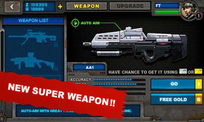 Screenshots of the game SWAT: End War on Android phone, tablet.