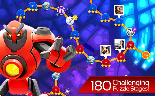 Screenshots of the game the bot squad: Puzzle battles on Android phone, tablet.