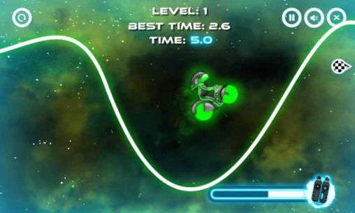 Screenshots of the game Neon motocross + on Android phone, tablet.