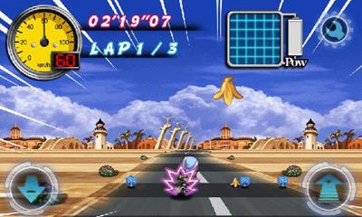 Captures d'écran du jeu de Vélo Attaquant sur Android, une tablette.