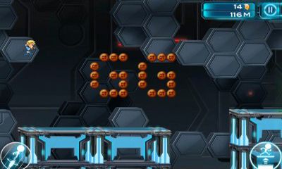 Capturas de tela do jogo Gravity Guy 2 no telefone Android, tablet.