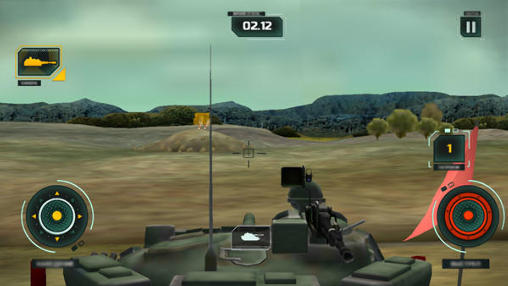 Screenshots of the game Tank biathlon on Android phone, tablet.