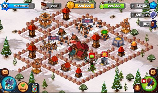 Screenshots of the game Vikings battle for Android phone, tablet.