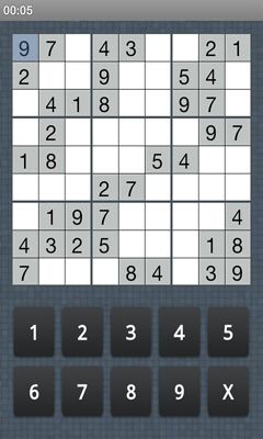 Screenshots of Classic Sudoku game on your Android phone, tablet.