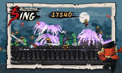 Captures d'écran du jeu Ninja Aveugle: Chanter sur Android, une tablette.