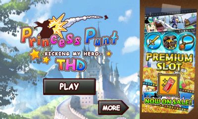 Screenshots of the game Princess Punt. Kicking My Hero on Android phone, tablet.