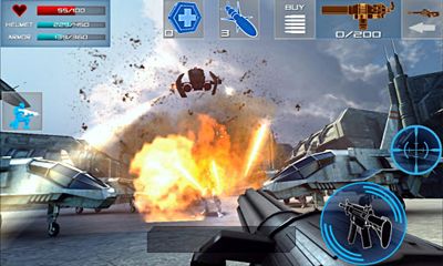 Captures d'écran du jeu de l'Ennemi Grève sur Android, une tablette.