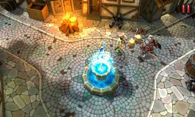 Screenshots of the game Heroes of destiny for Android phone, tablet.