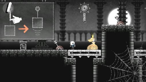 Screenshots of the game Dokuro on Android phone, tablet.