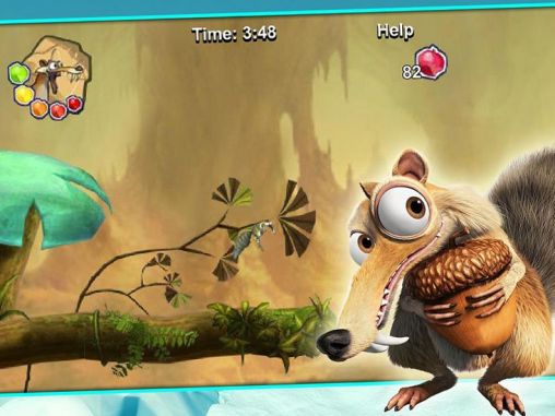 Captures d'écran du jeu l'âge de Glace: Scrat''s world on your Android phone, tablet.