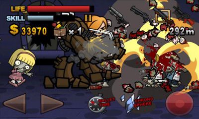 Screenshots of the game Biofrenzy: Frag The Zombies on Android phone, tablet.