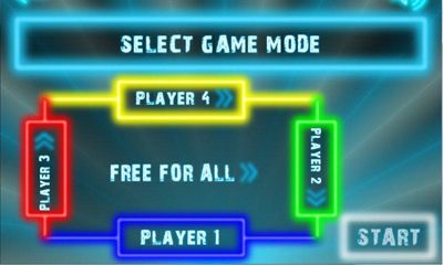 Screenshots of the game Glow Hockey 3D on your Android phone, tablet.