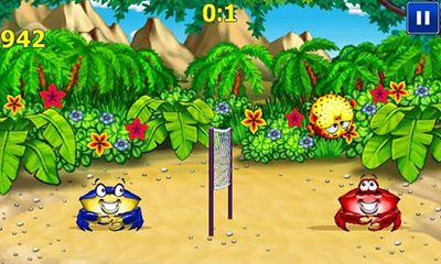 Screenshots of the game Beach Ball. Crab Mayhem on Android phone, tablet.