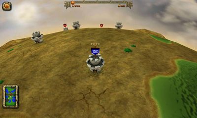 Screenshots of the game Castle Warriors on Android phone, tablet.