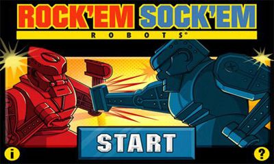 Screenshots of the game Rock 'em Sock 'em Robots   , .