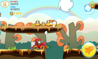 Screenshots of the game CornRider on Android phone, tablet.
