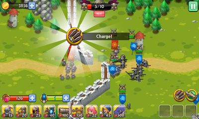 Captures d'écran du jeu Kingdom Tactiques sur Android, une tablette.