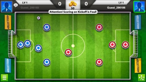 Screenshots of the game Soccer stars on the Android phone, tablet.