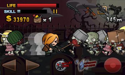 Screenshots of the game Biofrenzy: Frag The Zombies on Android phone, tablet.