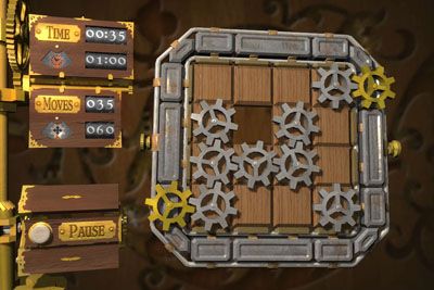 Screenshots of the game Cogs on Android phone, tablet.