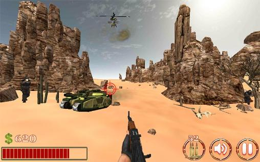 Screenshots of the game Commando sniper shooter 3D for Android phone, tablet.
